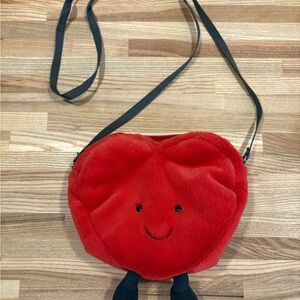 Jellycat Red heart Plush crossbody Bag